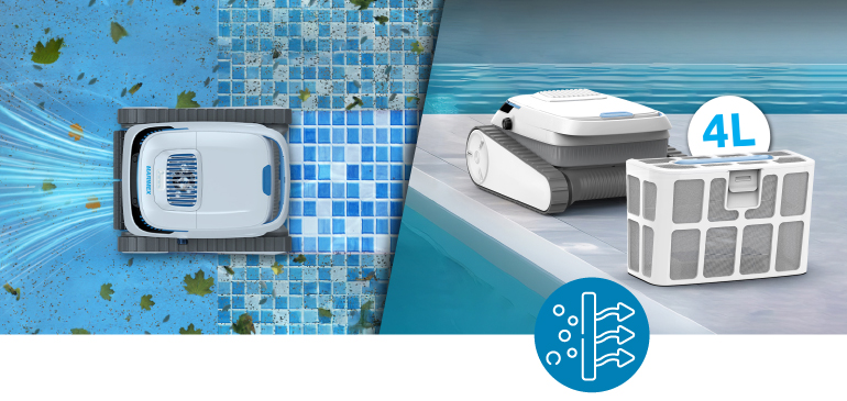 marimex robotvac fraser medence tisztito robot beepitett akkumulatorral